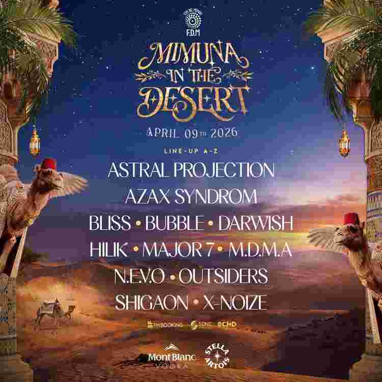 Event image F.D.M - mimuna in the desert